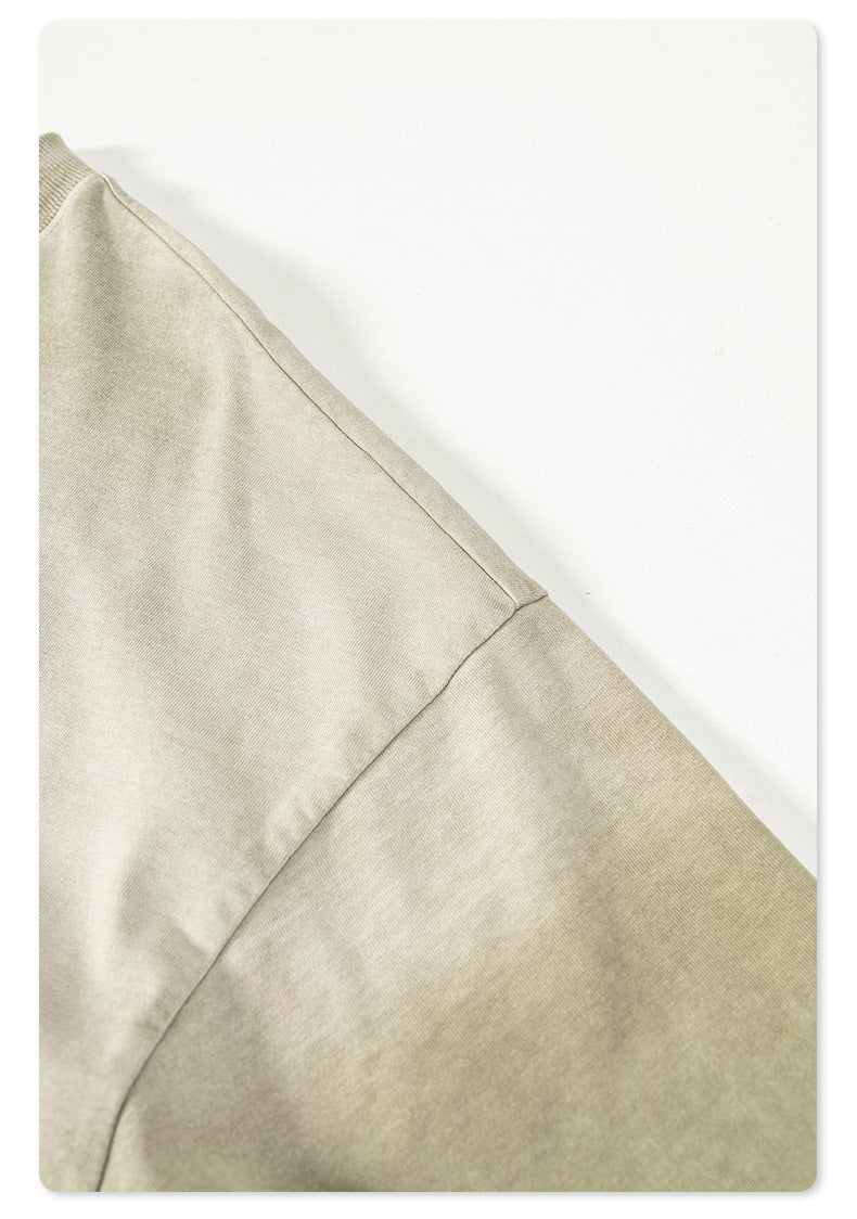 Washed Oversize Short-sleeve T-shirt WN6453