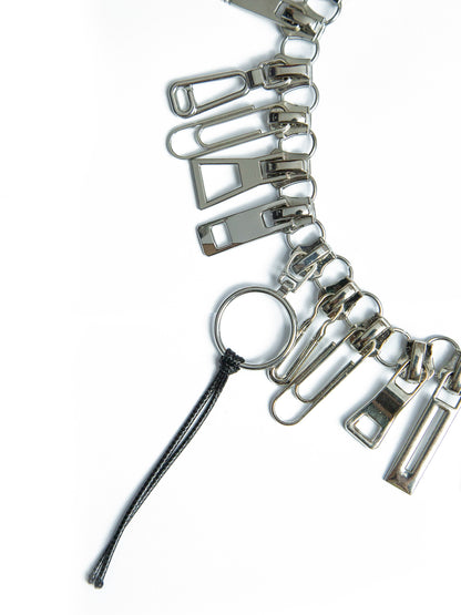 Urban Zipper Charm Necklace WN21141