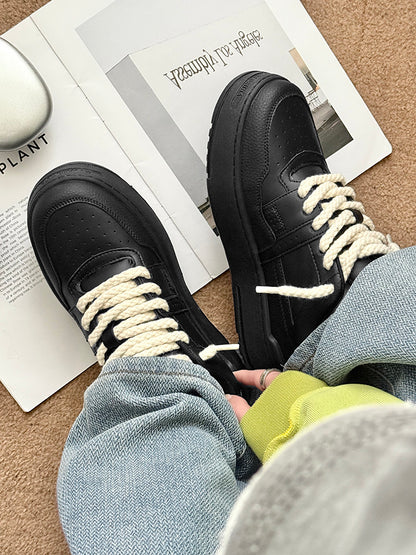 Chunky Platform Sneakers with Rope Laces WN24544