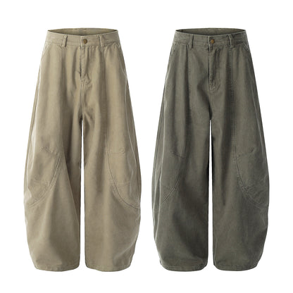 Wide Leg Curved Pants WN25470