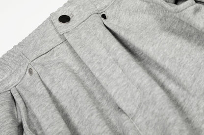 Pleats Wide Leg Sweatpants WN25996