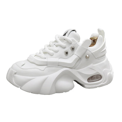 Panel Air Sole Platform Chunky Sole Sneakers WN24653