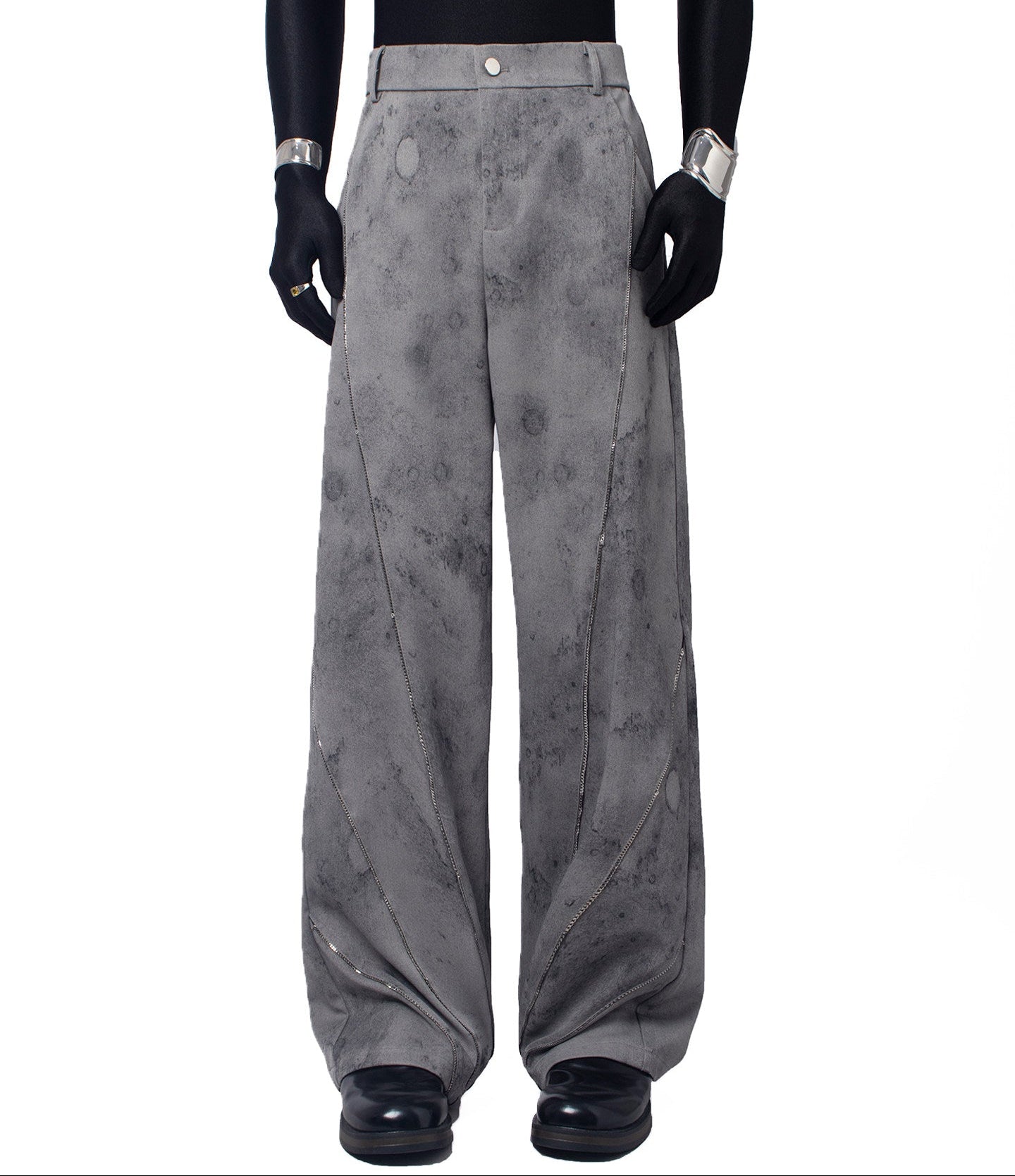 Washed Short Jacket & Washed Flare Pants Setup WN23734