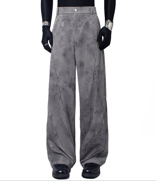 Washed Short Jacket & Washed Flare Pants Setup WN23734