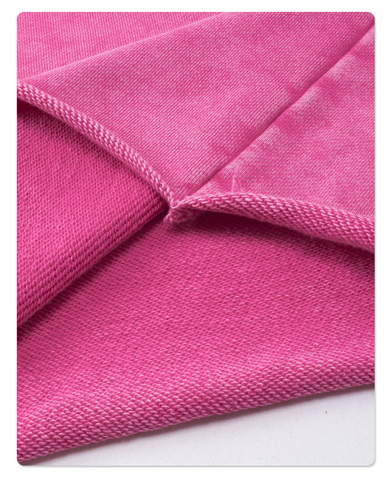 Vintage Dyed Oversize Short-sleeve T-shirt & Vintage Dyed Short Sweatpants Setup WN6631-K