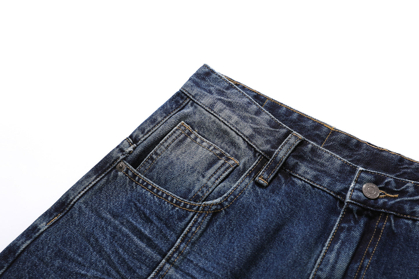 Washed Fade Cropped Denim Jeans WN25435