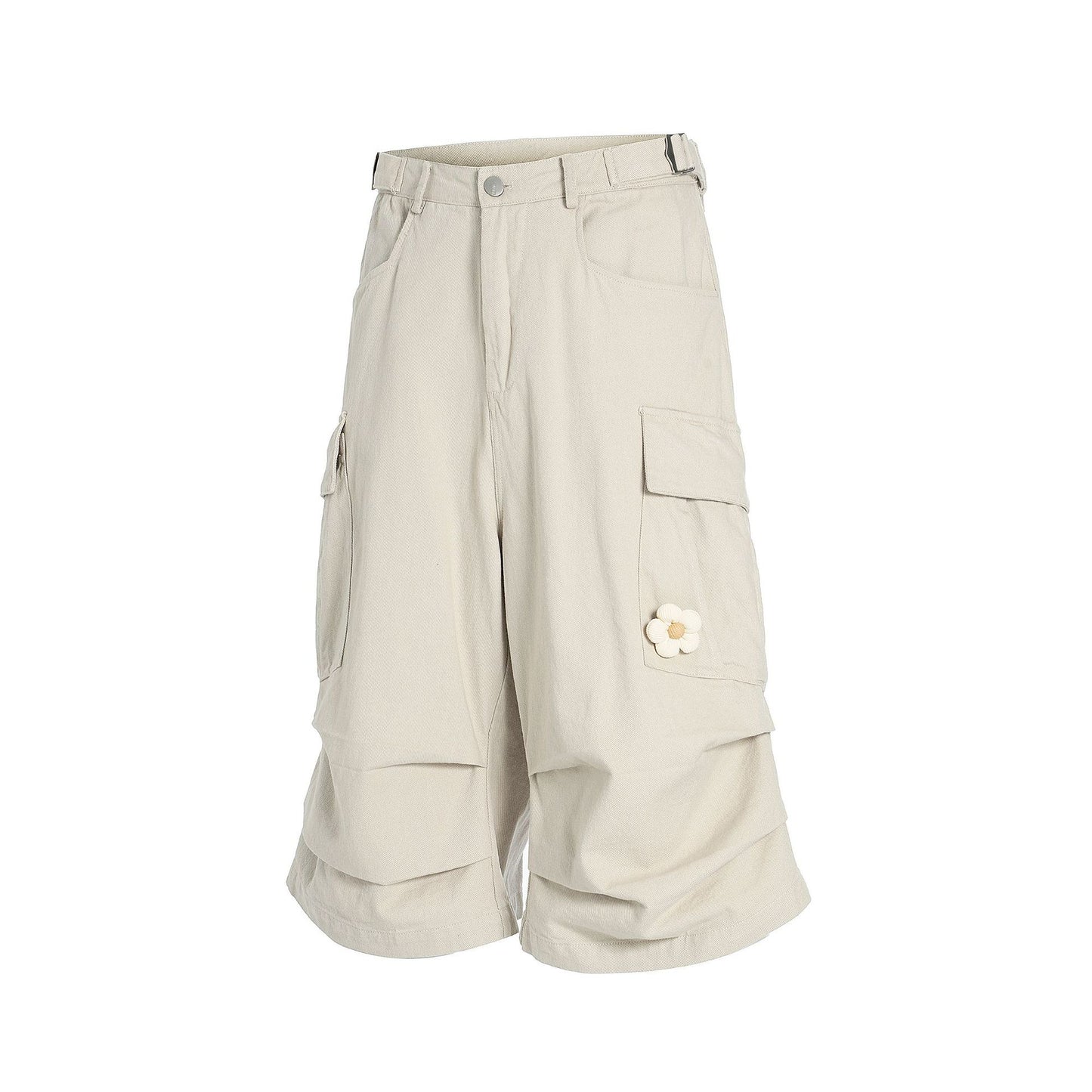 Multi-Pocket Straight Short Cargo Pants WN25829