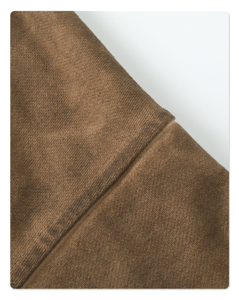 Oversize Drawstring Damage Hoodie WN9974