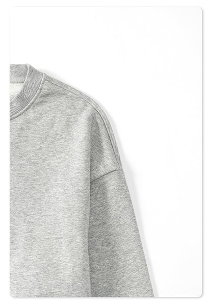 Print Oversize Crewneck Sweatshirt WN9949