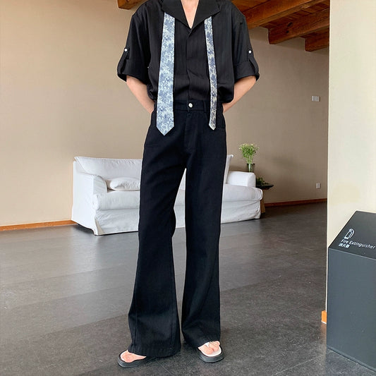 Cotton Flare Denim Jeans WN20413