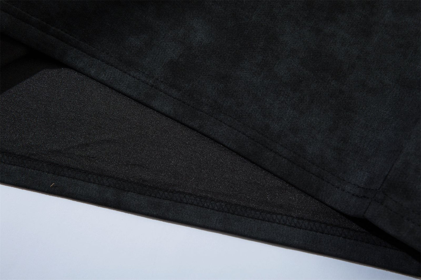 Embroidery Suede Design Oversize Short Sleeve T-Shirt WN15080