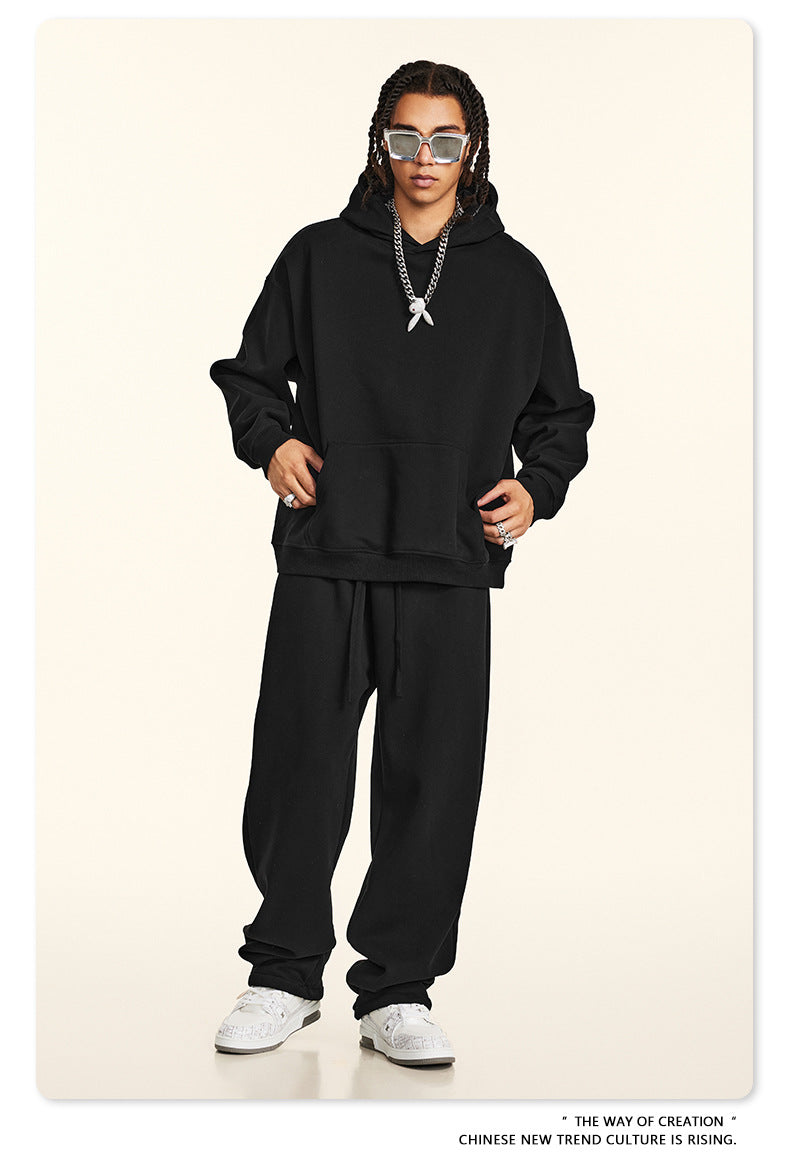 Fleece Lining Oversize Pullover Hoodie WN9938