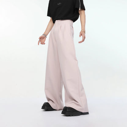 High Waist Wide-Leg Straight Trousers WN7329