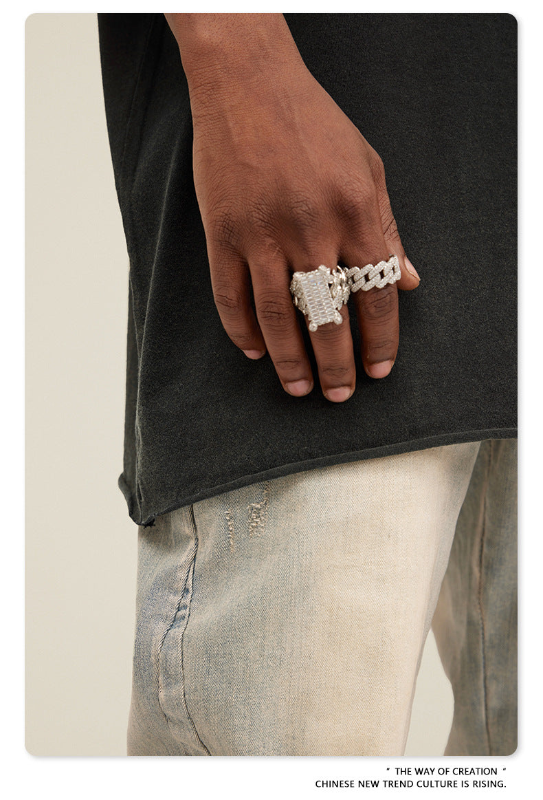 Washed Damage Oversize Short Sleeve T-Shirt WN6068