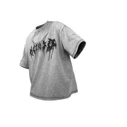 Washed Graphic Short Sleeve T-Shirt WN28020