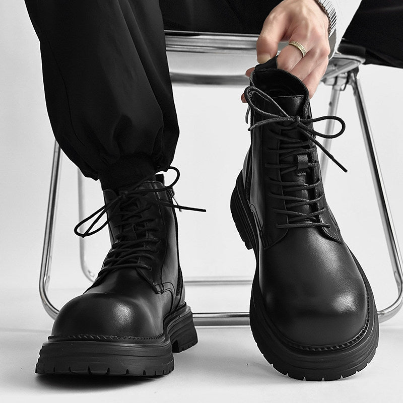 Platform Lace-Up Boots WN24535
