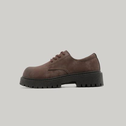 Matte Chunky Sole Lace-Up Shoes WN23444
