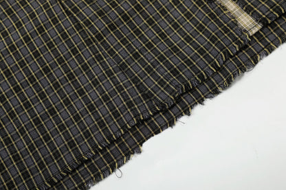 Plaid Cut Gradient Washed Short Sleeve Shirt WN25678