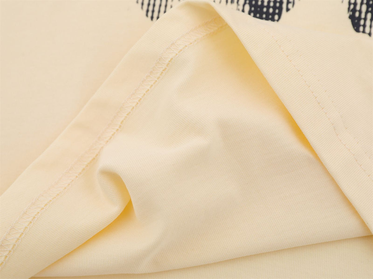 Contrast Raglan Sleeve Cotton Oversize Short Sleeve T-Shirt WN26834