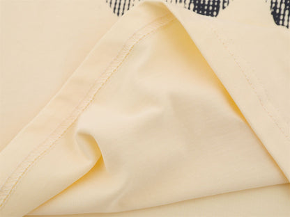 Contrast Raglan Sleeve Cotton Oversize Short Sleeve T-Shirt WN26834