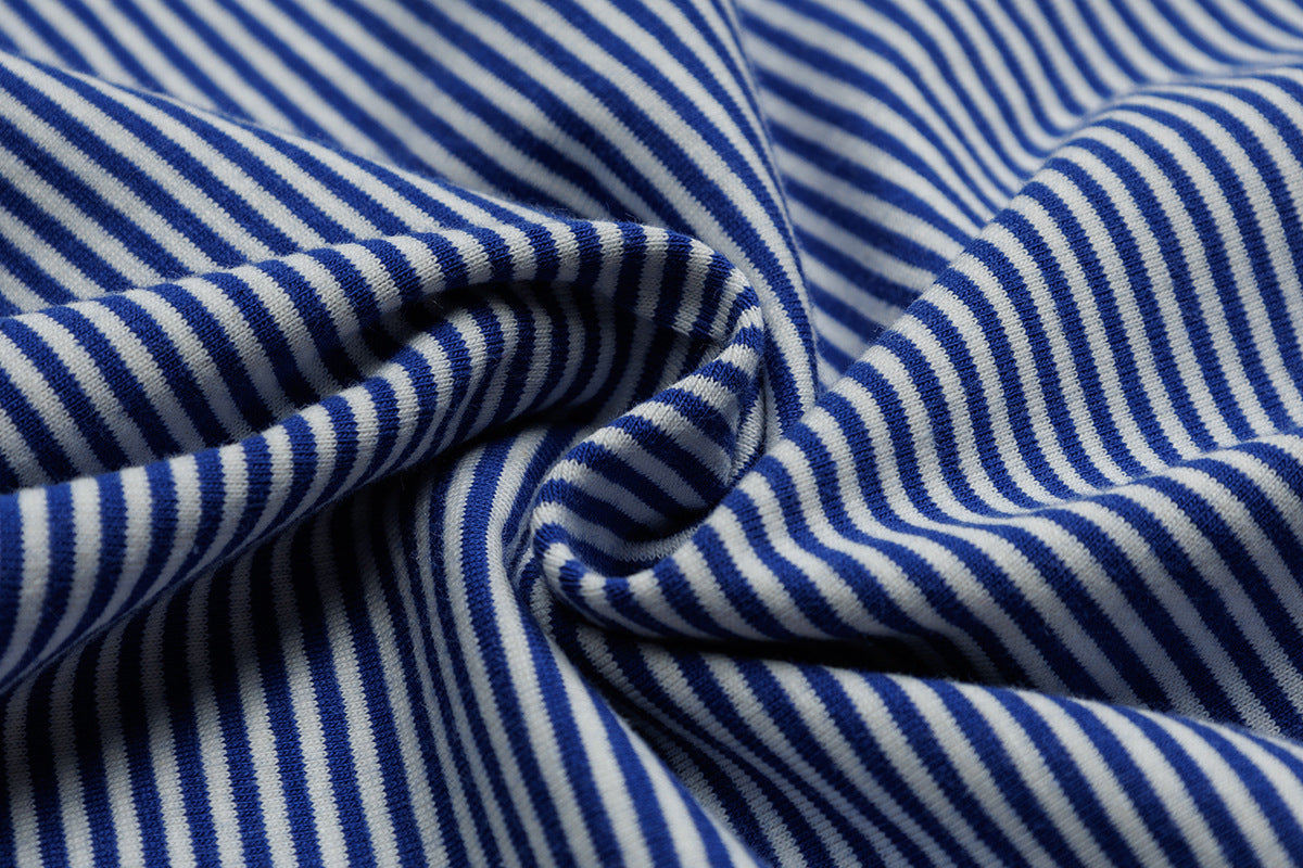 Striped Anime Graphic Oversize Long Sleeve T-Shirt WN25841
