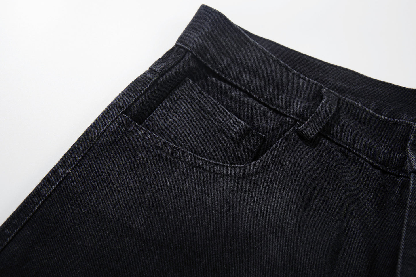 Washed Tribal Fade Wide Leg Denim Jeans WN25450