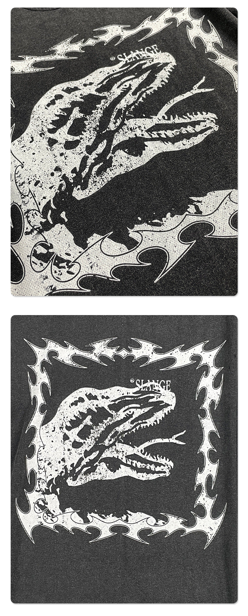 Snake Print Digital Spray Short Sleeve T-Shirt WN16272