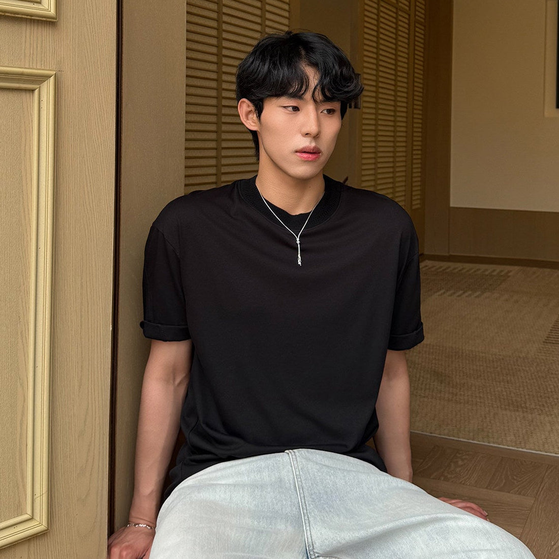Plain Short Sleeve T-Shirt WN25013