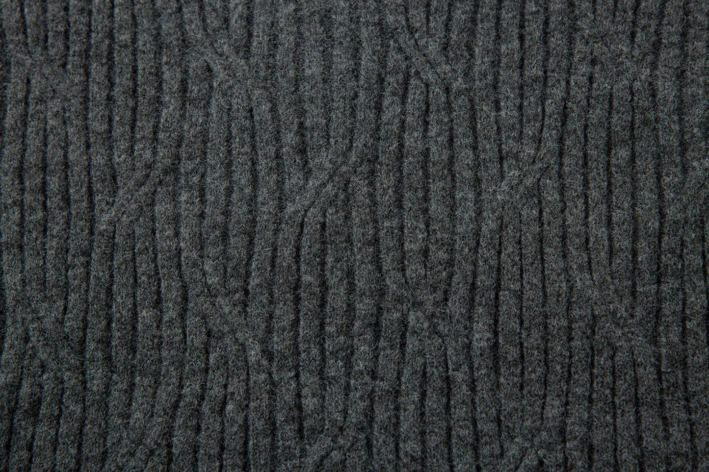 Frayed Hem Oversize Knit Sweater WN25934