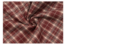 Plaid Fake Layered Boxy Short Sleeve Shirt WN26370