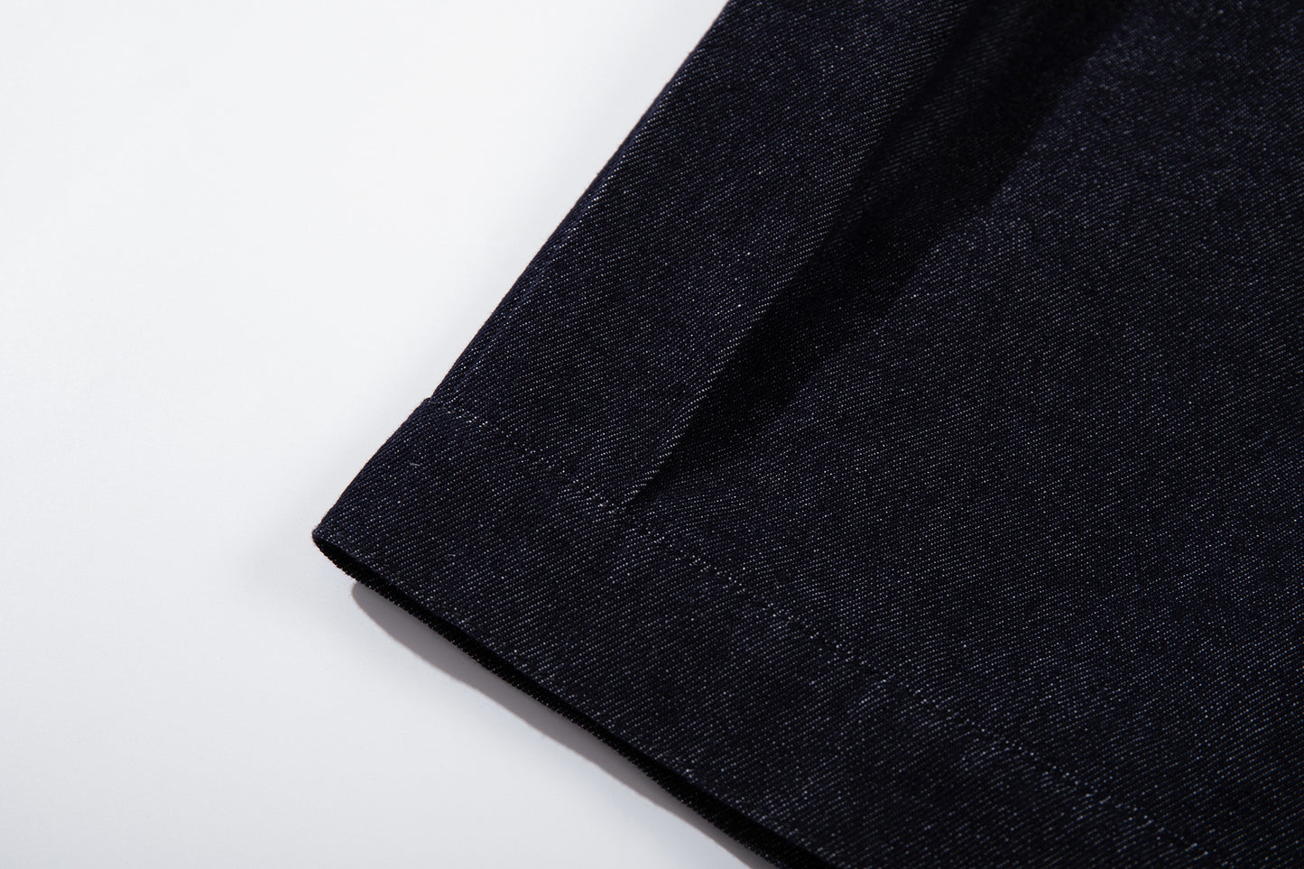 Washed Raw Denim Metal Buckle Jacket & Wide Leg Denim Jeans Setup WN23048