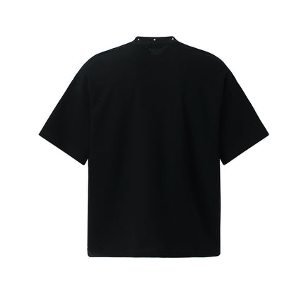 Portrait Studs Detail Short Sleeve T-Shirt WN25424