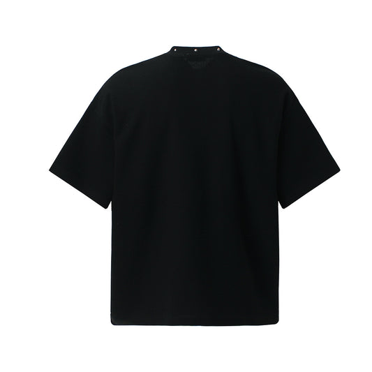 Portrait Studs Detail Short Sleeve T-Shirt WN25424