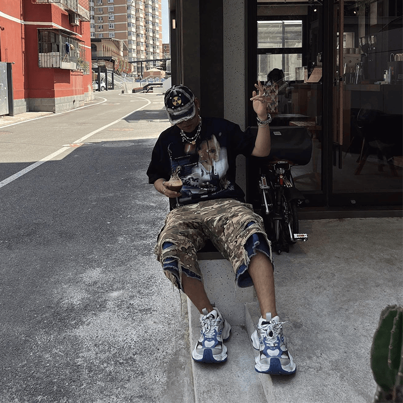 Damage Safety Pin Embroidery Cap WN21086