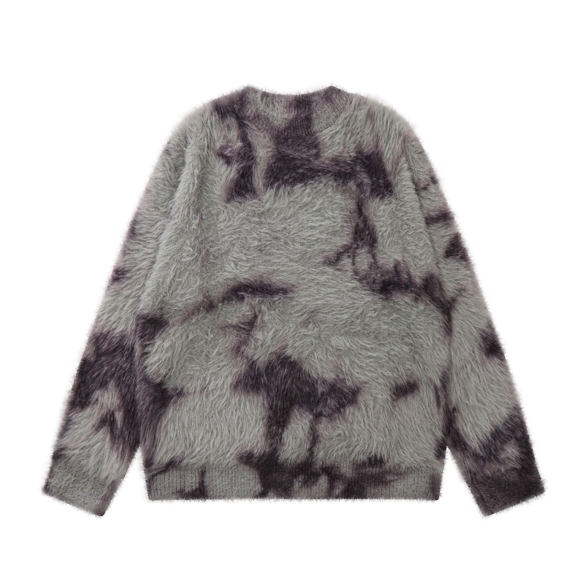 ニット+セーター VALLEE ITALIA WOOL ACRYLIC KNIT Tie-Dye Fake Mink Knit Sweater WN11000 – WONDER NOAH