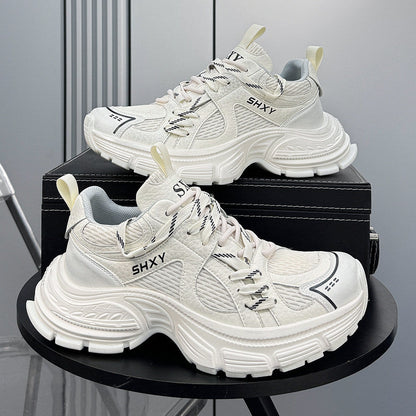 Breathable Platform Height-Increasing Dad Sneakers WN24739