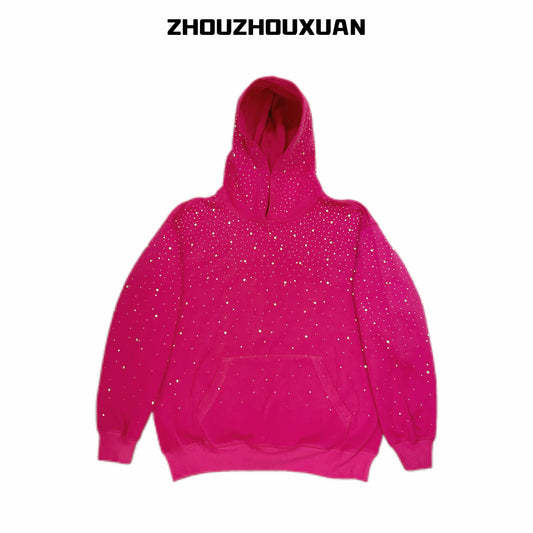 Rhinestone Star Hoodie WN20709