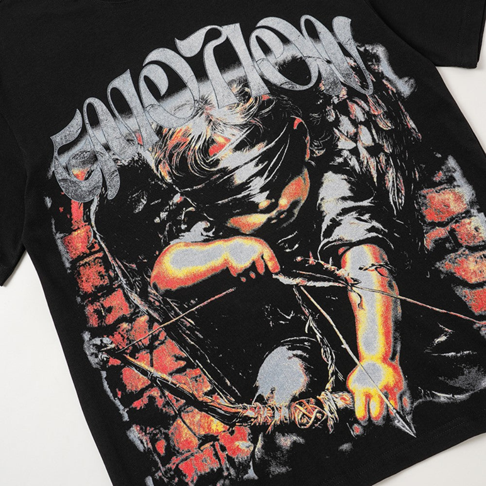 Graphic Print Short Sleeve T-Shirt WN28090