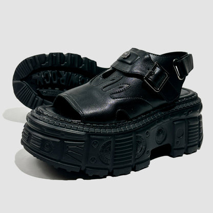 Punk Flame Chunky Sole Sandals WN20621