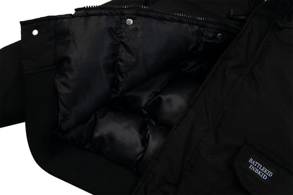 Fur Collar Hooded Workwear Padded Jacket WN11558