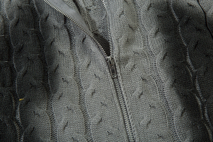 Colorblock Spray Paint Patchwork Oversize Knit Cardigan WN11442