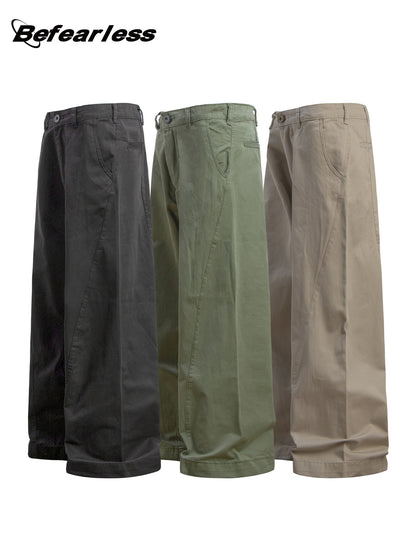 Pleats Panel Wide Leg Pants WN26293
