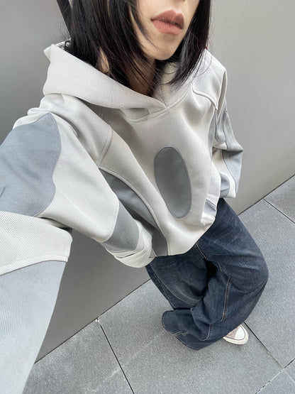 Panel Raglan Design Hoodie WN25562