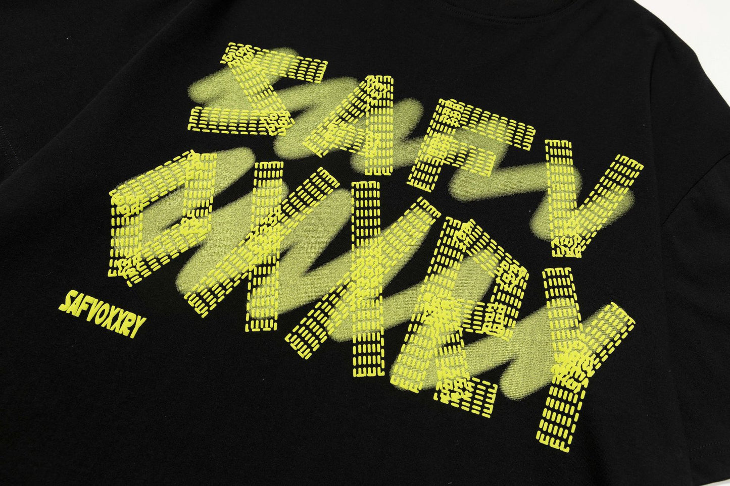 Foam Letter Print Short Sleeve T-Shirt WN25791