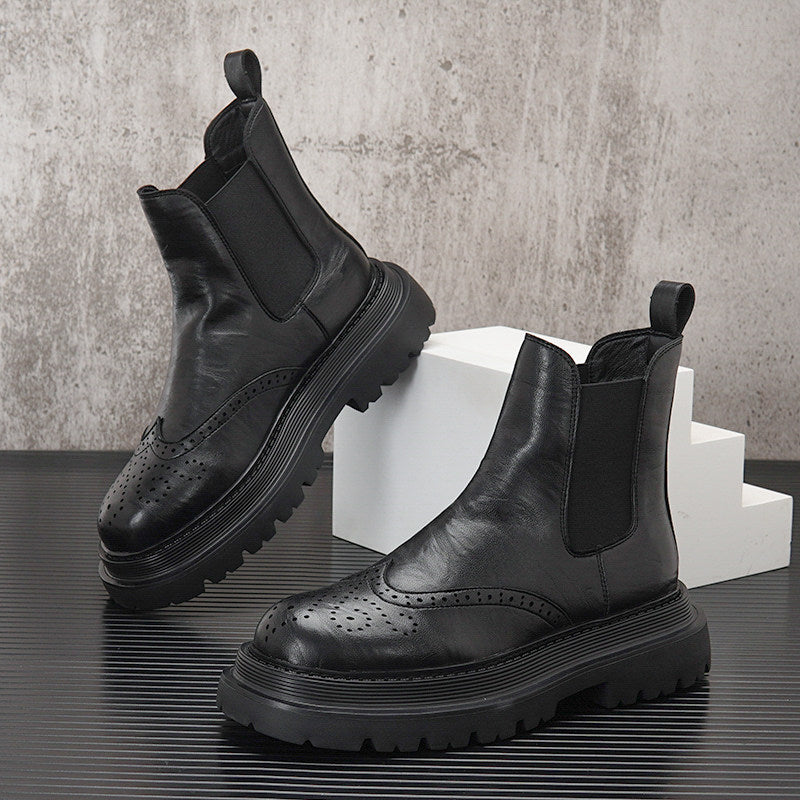 Platform Lug Sole Chelsea Boots WN24825