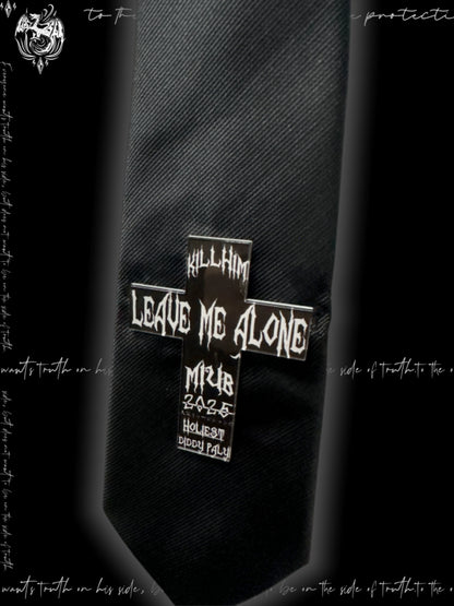 Cross Graphic Letter Design Tie WN20094