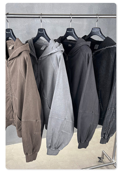 Oversize Zipper Hoodie WN23119