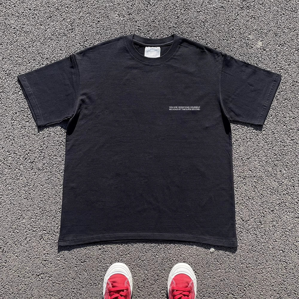 Graphic Design Oversize Short Sleeve T-Shirt WN16669