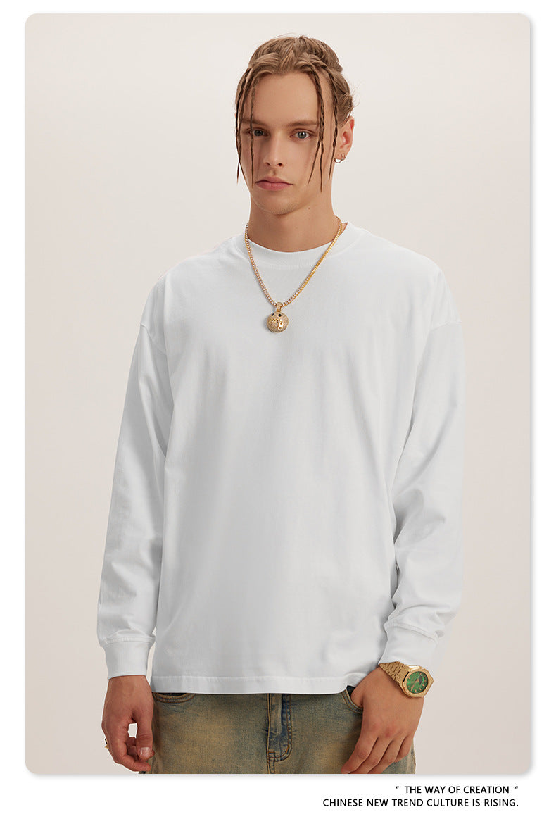 Oversize Washed Long Sleeve T-Shirt WN6052