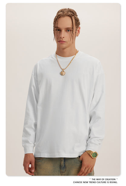 Oversize Washed Long Sleeve T-Shirt WN6052